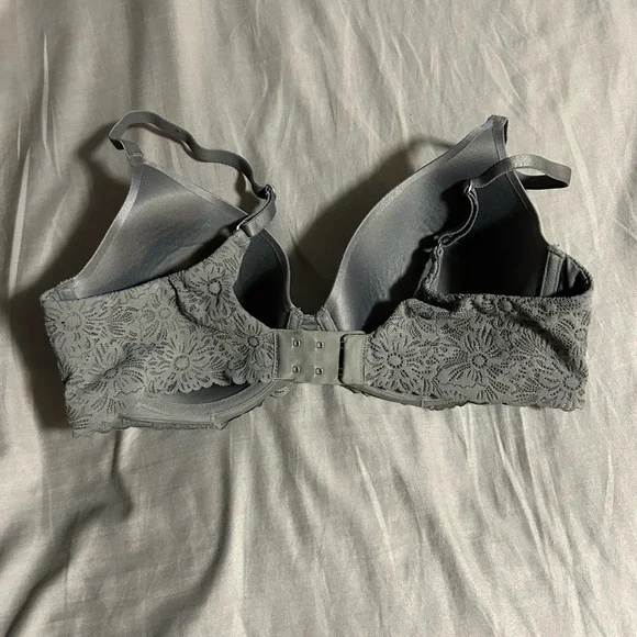 Aerie Grey Real Sunnie Full Coverage Bra Size 36D - Picture 2 of 5